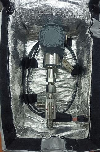 СДВ-SMART-S с резьбой М20 в сборе с клапанным блоком БКН, комплектная поставка с термочехлом с подогревом